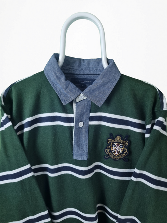 Tommy Hilfiger LS polo maat XL