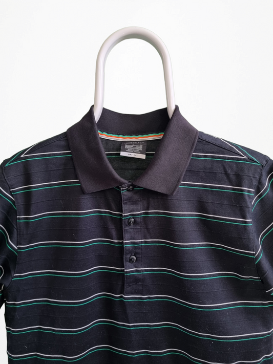 Nike stripe polo maat S