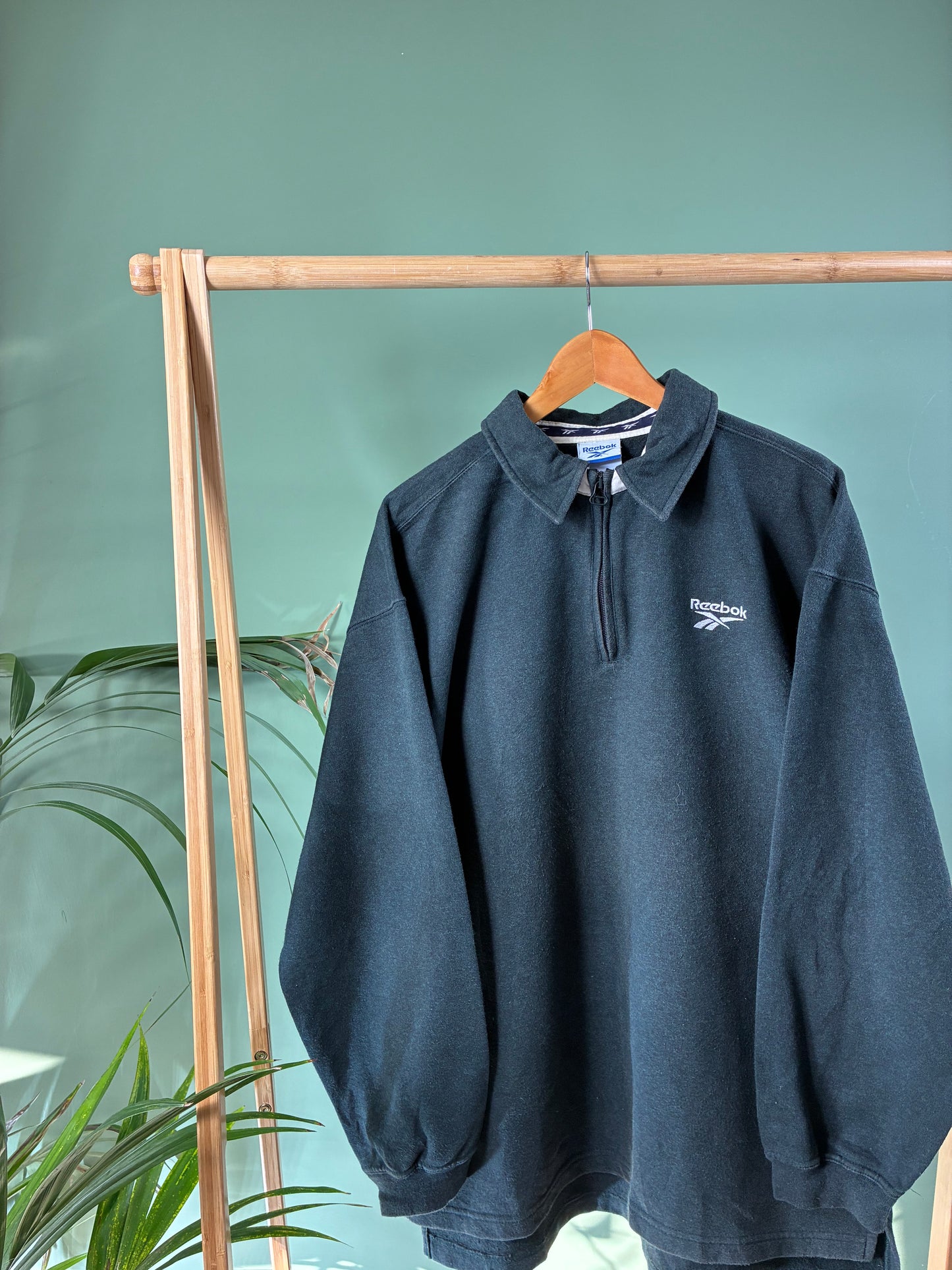 Reebok quarter zip sweater maat XL