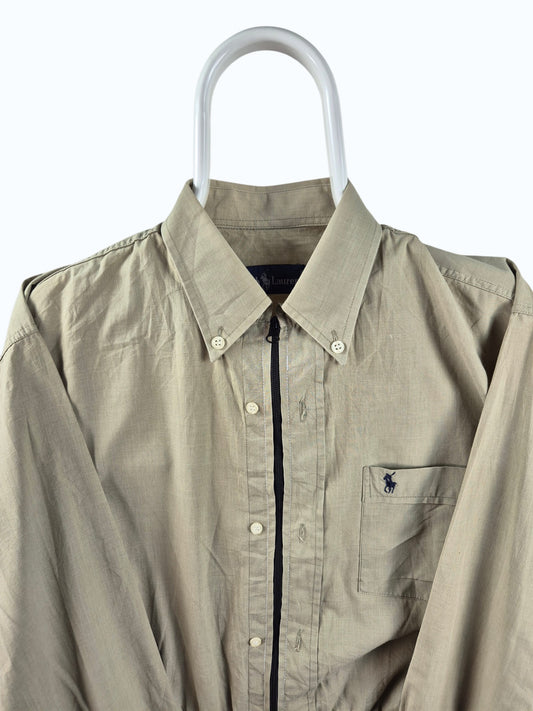 Ralph Lauren Chest Logo Rework Shirt Dames | Groen | Maat M