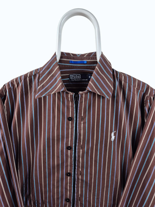 Ralph Lauren Chest Logo Rework Shirt Dames | Bruin | Maat XS