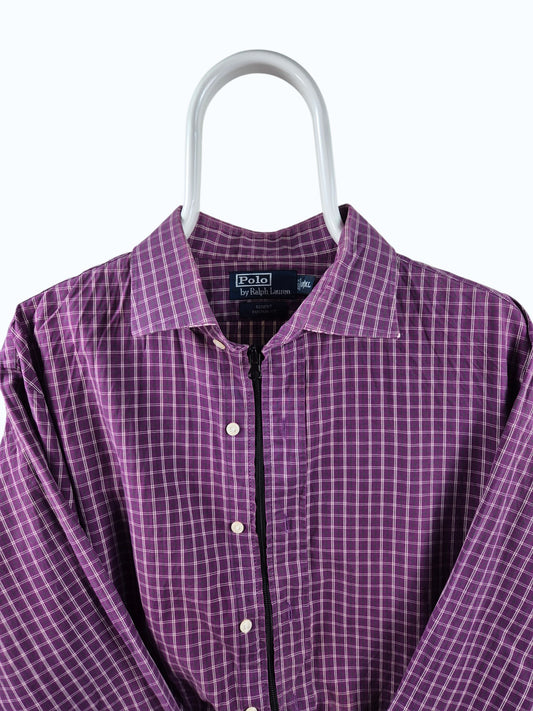 Ralph Lauren Chest Logo Rework Shirt Dames | Paars | Maat L