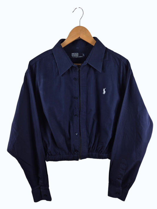 Ralph Lauren Chest Logo Rework Shirt Dames | Blauw | Maat M