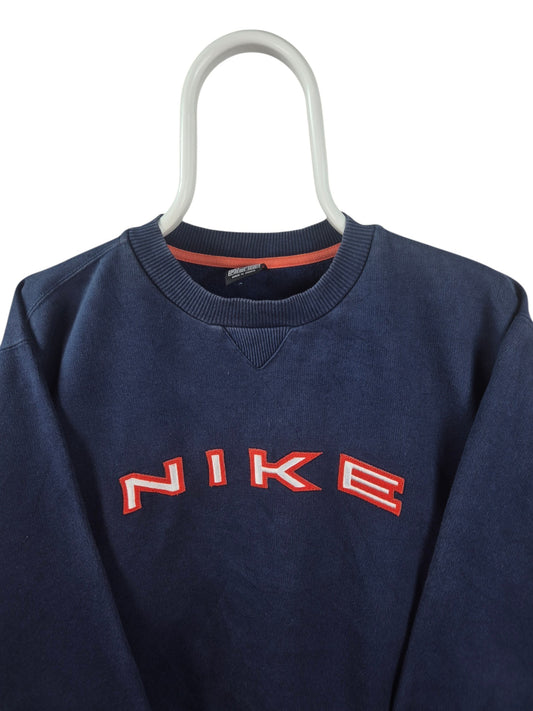 Nike 00s Spell Out Sweater Heren | Blauw | Maat S