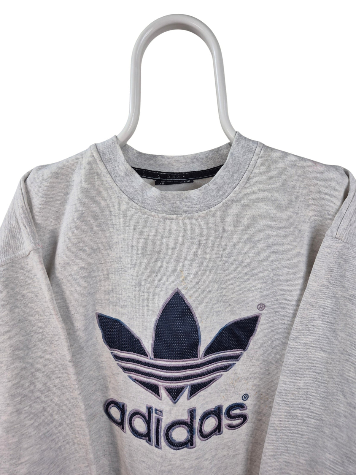 Adidas 80s Front Logo Sweater Heren | Grijs | Maat XL