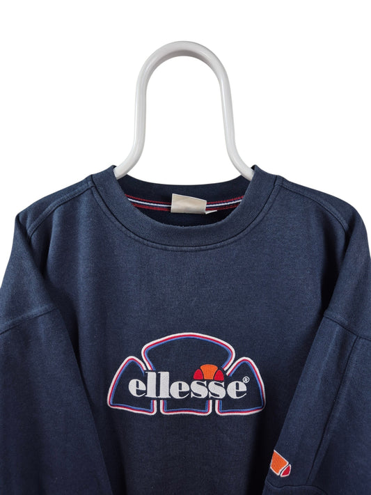 Ellesse 90s Front Logo Sweater Heren | Blauw | Maat XL