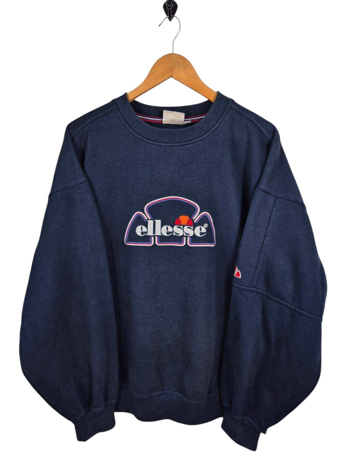 Ellesse 90s Front Logo Sweater Heren | Blauw | Maat XL