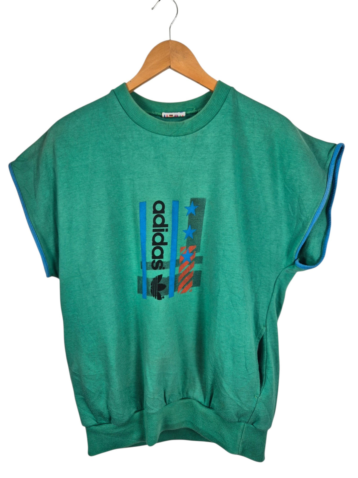 Adidas 80s Sleeveless Sweater Dames | Groen | Maat M
