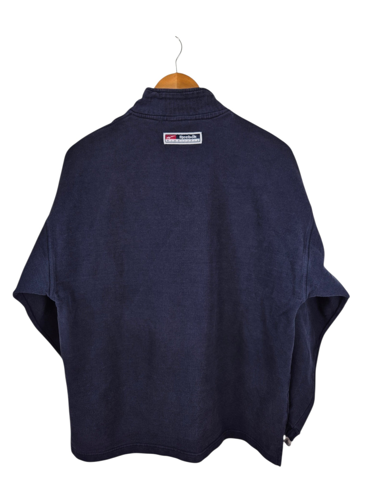 Reebok 90s Quarter Zip Sweater Heren | Blauw | Maat XXL