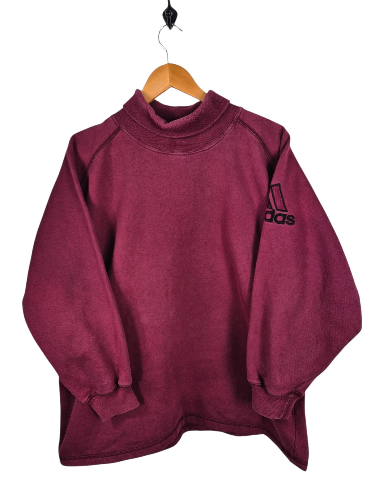 Adidas 80s Oversized Col Sweater Dames | Rood | Maat M