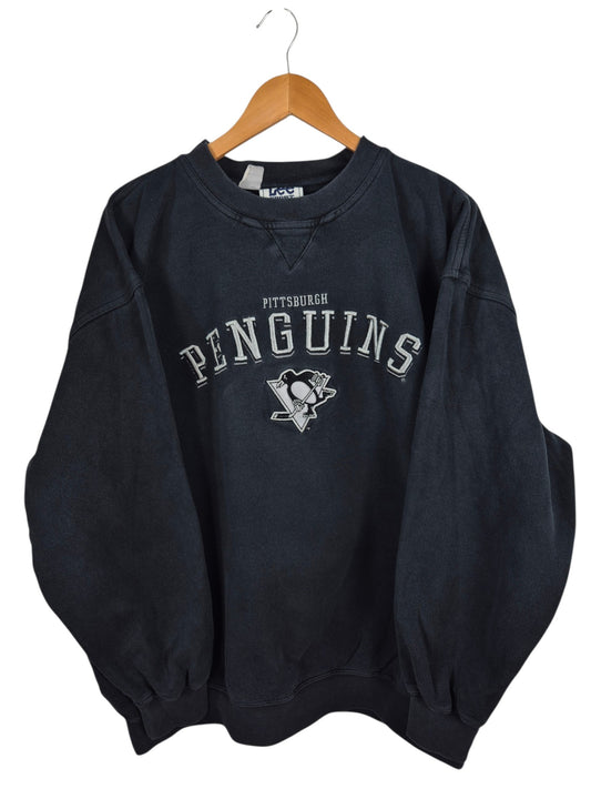 Lee Sport Pittsburgh Penguins Sweater Heren | Zwart | Maat XL