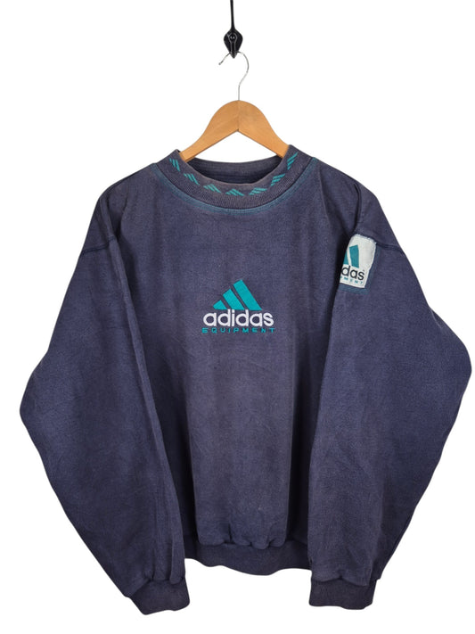 Adidas Equipment 90s Sweater Dames | Blauw | Maat M
