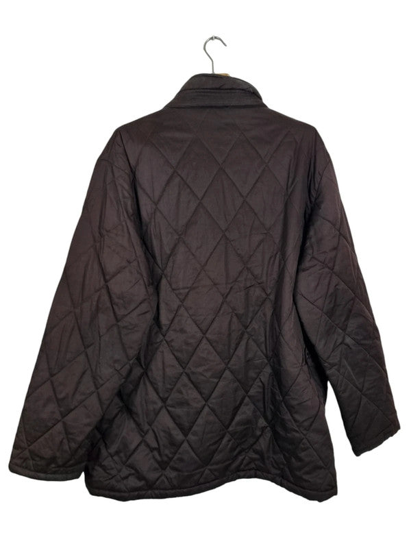 Vintage quilted Barbour jas maat XXL