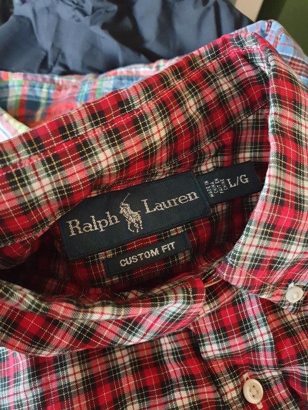 Vintage Ralph Lauren check shirt maat L