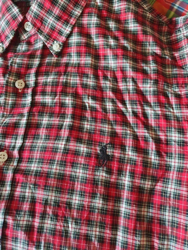 Vintage Ralph Lauren check shirt maat L