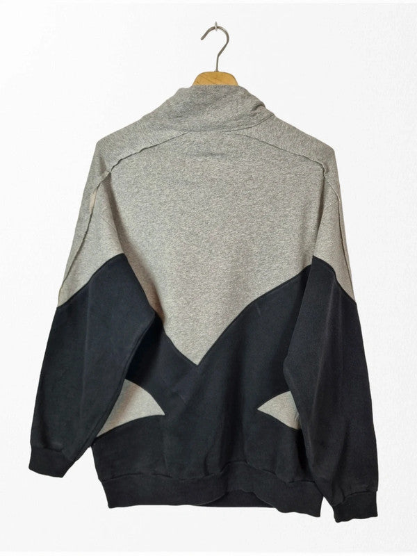 Reebok quarter zip rework sweatshirt maat M/L
