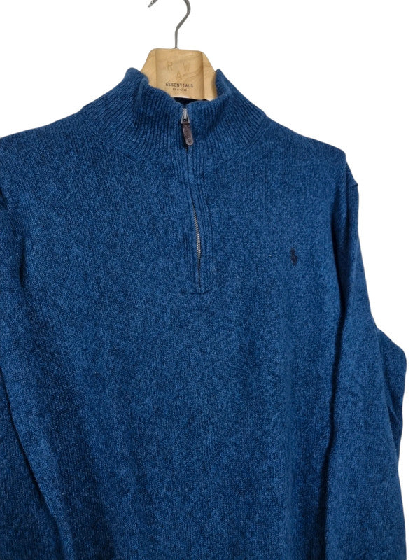 Vintage Ralph Lauren quarter zip trui maat XXL