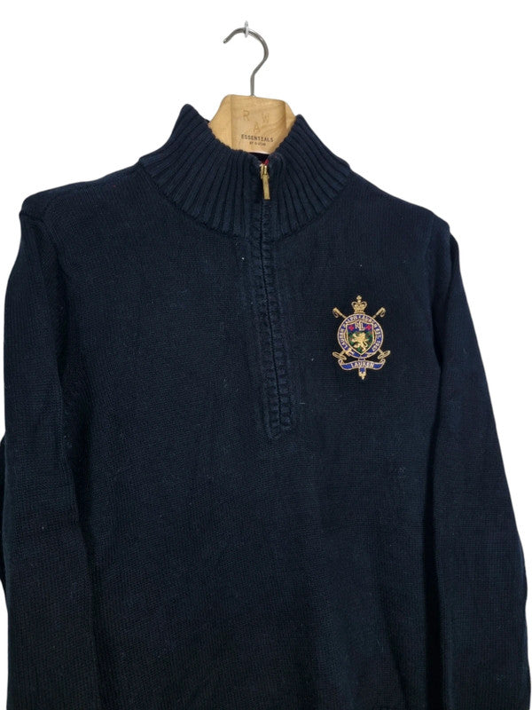 Vintage Ralph Lauren quarter zip trui maat L