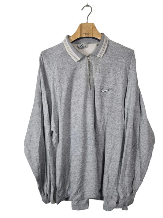Vintage 90s Nike Polo Sweater Heren | XL
