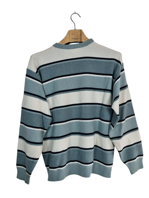 Vintage Lacoste striped trui maat M