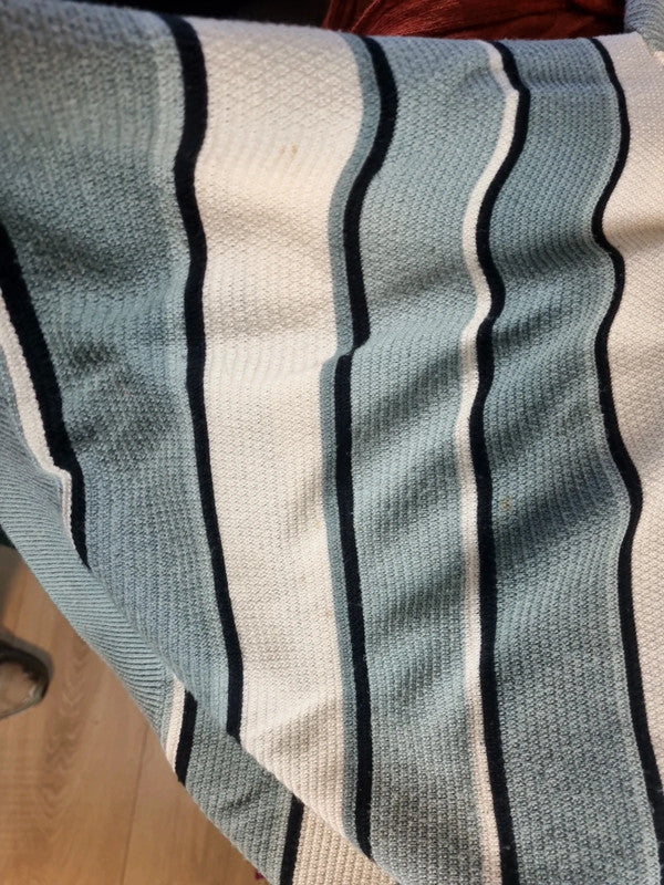 Vintage Lacoste striped trui maat M