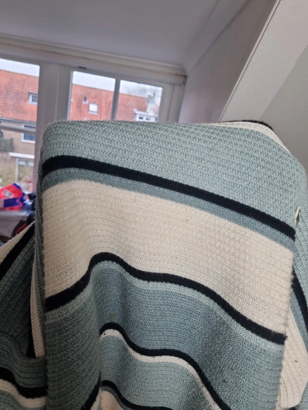 Vintage Lacoste striped trui maat M