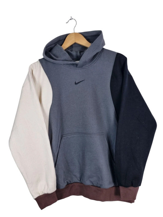 Vintage Nike center swoosh rework hoodie maat M