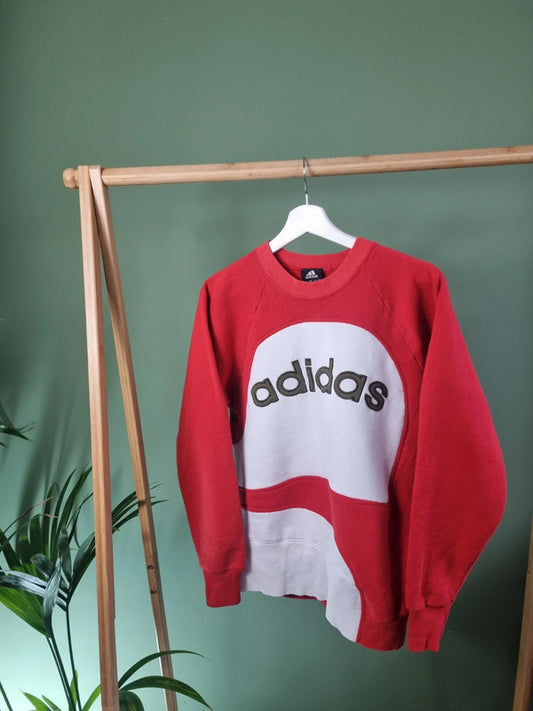 Vintage adidas rework sweatshirt maat S