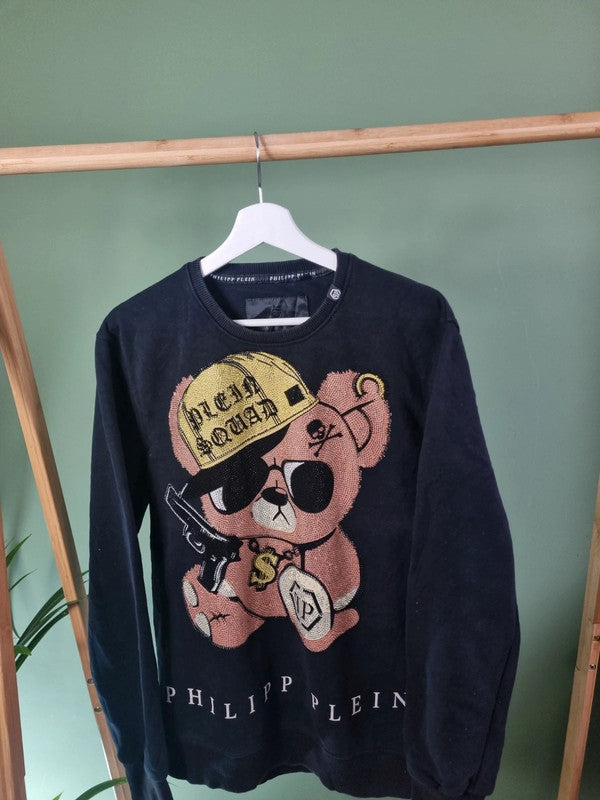 Vintage Philipp Plein Teddy sweater maat XL
