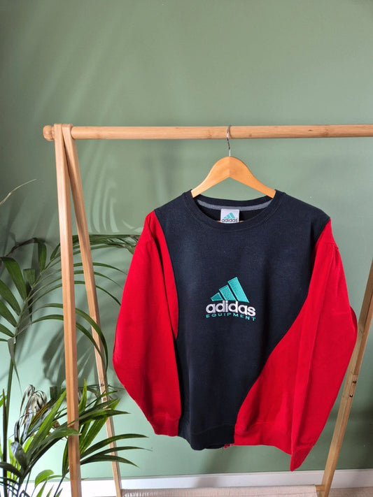 Vintage adidas equipment rework sweatshirt maat L