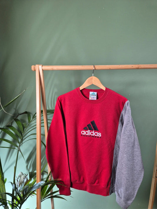 Vintage adidas equipment rework sweatshirt maat L