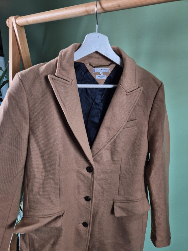 Vintage Tommy Hilfiger Italian yarn trenchcoat maat 10