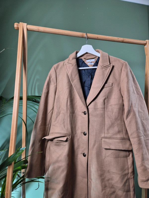 Vintage Tommy Hilfiger Italian yarn trenchcoat maat 10