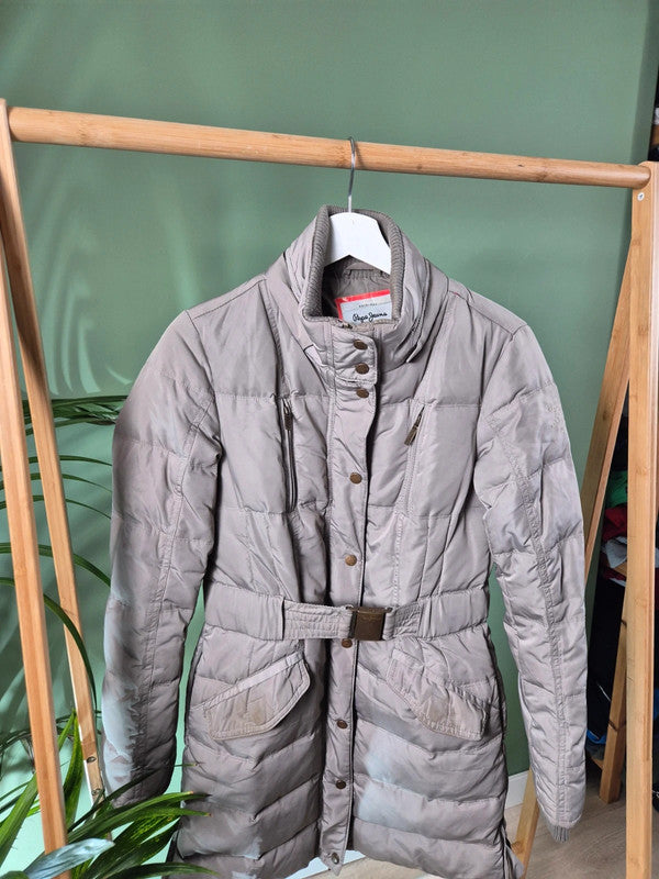 Vintage Pepe jeans paddee trenchcoat maat S