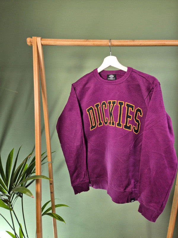 Vintage Dickies spell out sweater maat XS