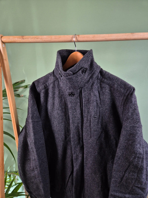 Vintage Lacoste winter wool jas maat L