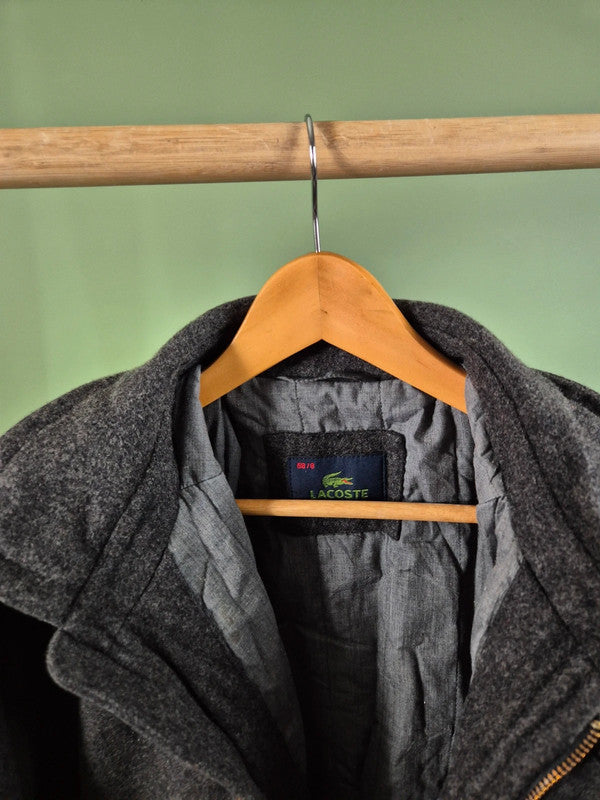Vintage Lacoste winter wool jas maat L