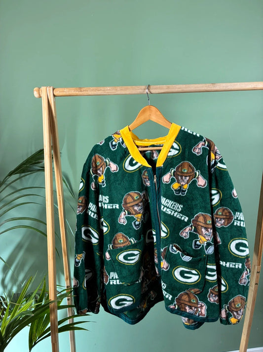 NFL Green Bay Packers Crazy Fleece Heren | L