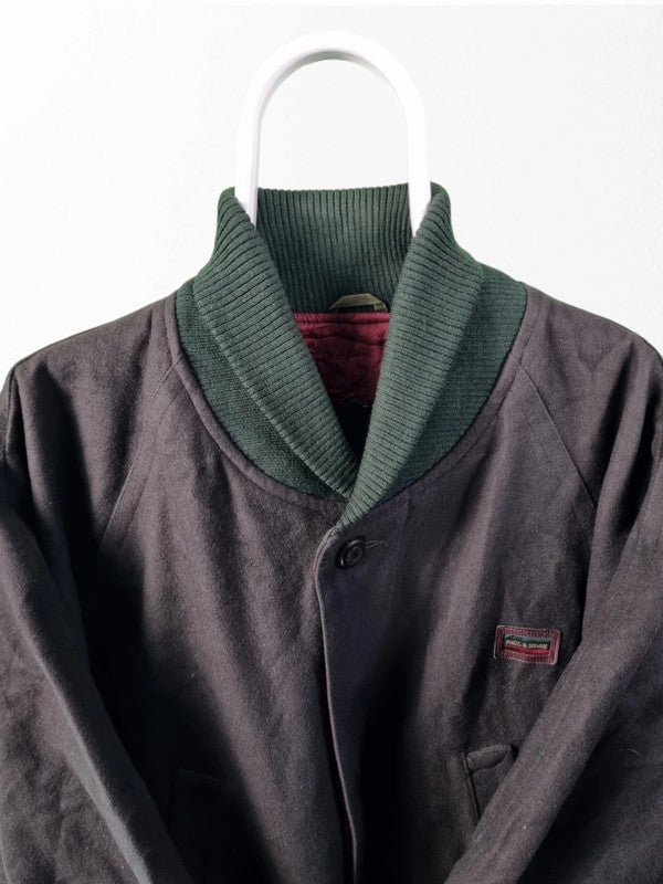 Vintage Paul & Shark wollen lange jas maat M