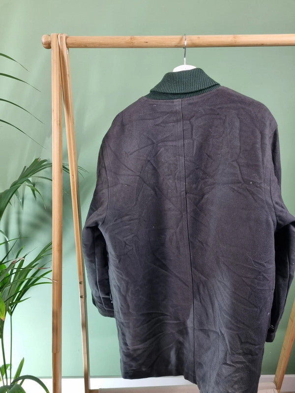Vintage Paul & Shark wollen lange jas maat M
