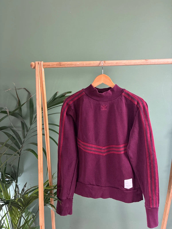 Vintage Adidas sweatshirt met col maat M