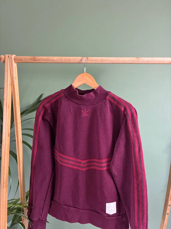 Vintage Adidas sweatshirt met col maat M