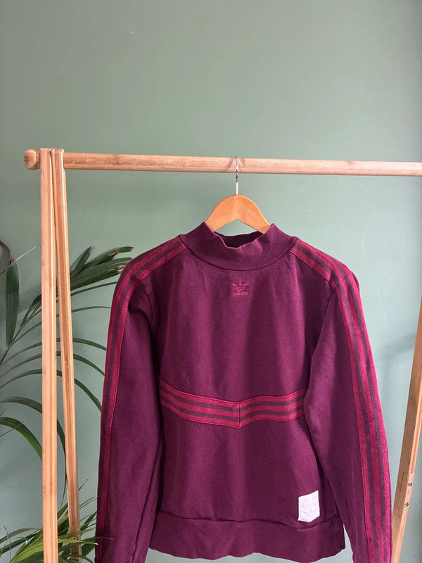 Vintage Adidas sweatshirt met col maat M