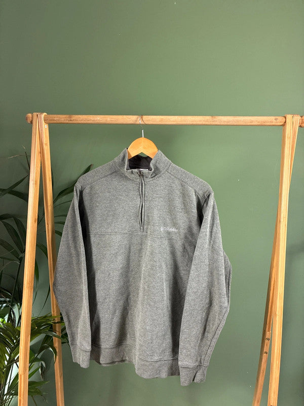 Vintage Columbia quarter zip sweater maat M