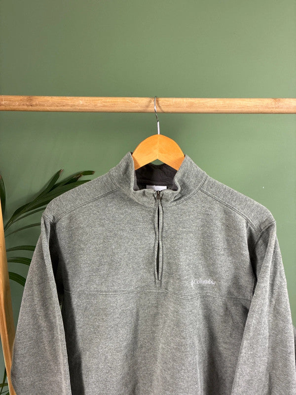 Vintage Columbia quarter zip sweater maat M