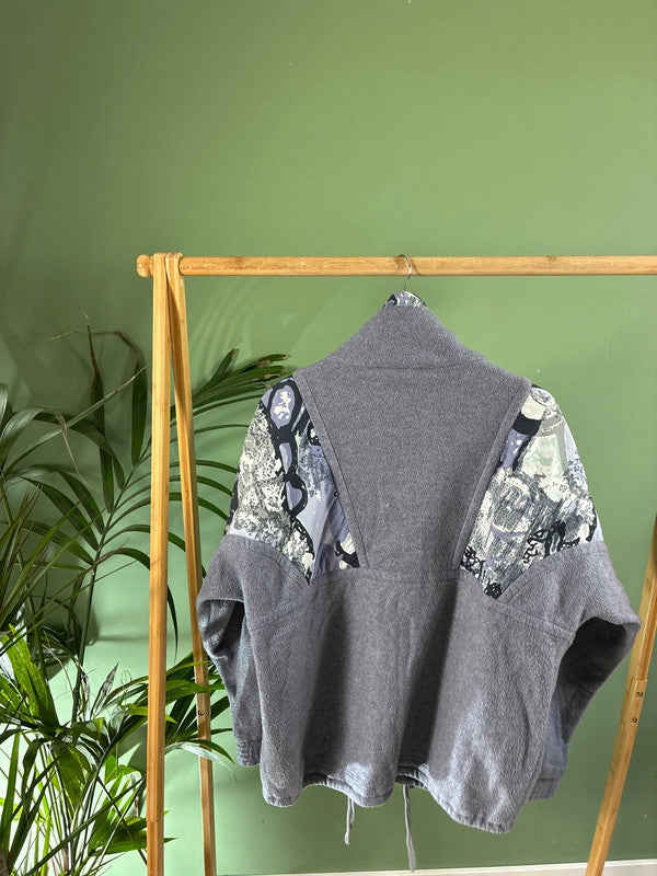Vintage 90s crazy fleece jack maat M