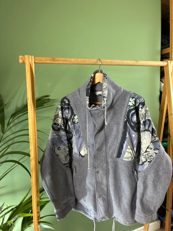 Vintage 90s crazy fleece jack maat M