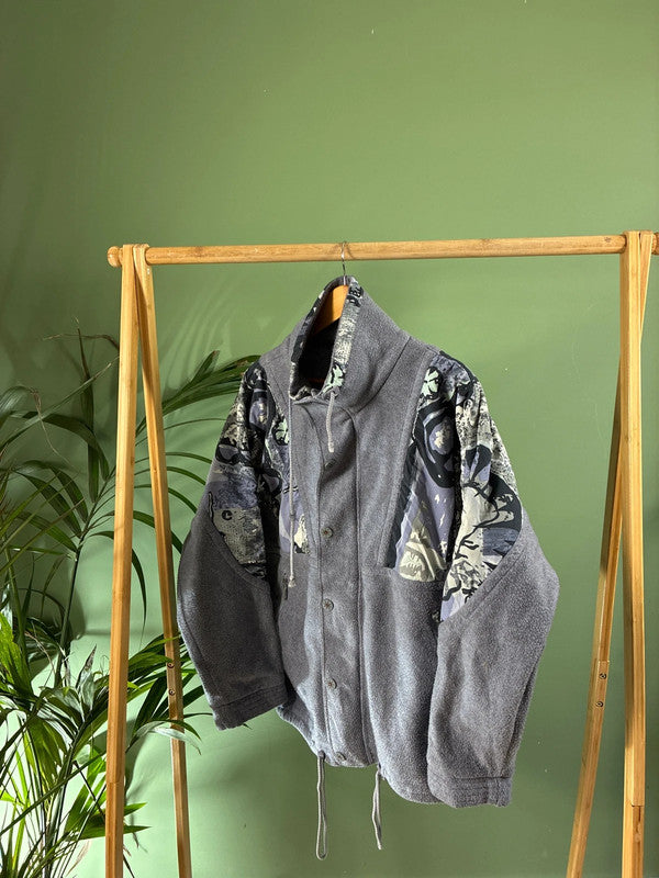 Vintage 90s crazy fleece jack maat M