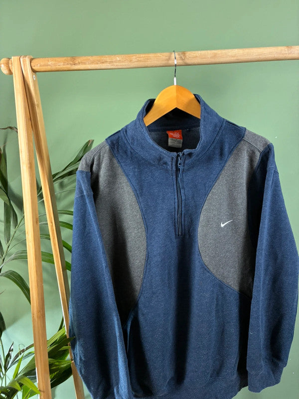 Vintage Nike quarter zip sweater maat XL