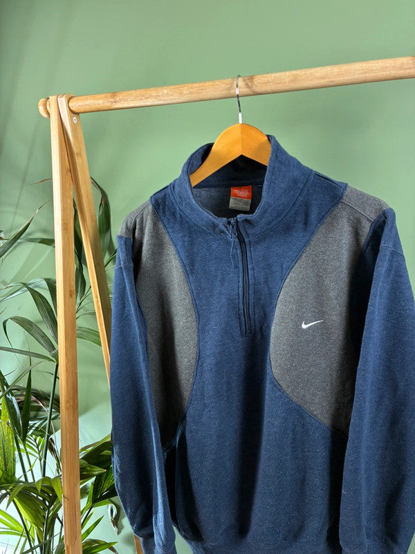 Vintage Nike quarter zip sweater maat XL